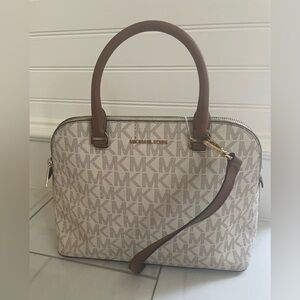 Michael Kors Signature Cindy Large Dome Satchel
